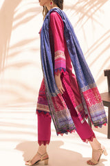 Colors by Al Zohaib Unstitched 3 Piece Digital Printed Lawn Vol-03 Suit-CFD-03