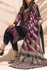 Colors by Al Zohaib Unstitched 3 Piece Digital Printed Lawn Vol-03 Suit-CFD-08