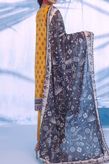 Colors by Al Zohaib Unstitched 3 Piece Digital Printed Lawn Vol-03 Suit-CFD-10