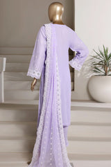 Sada Bahar Stitched 3 Piece Chikankari 3D Laser Work Lawn Vol-02 Suit-CK-04-LAILIC