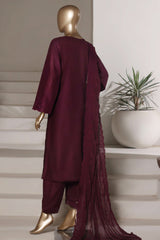 Sada Bahar Stitched 3 Piece Chikankari 3D Laser Work Lawn Vol-02 Suit-CK-06-FALSA