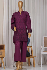 Estelle by Sada Bahar Stitched Co Ords Emb Jacquard Suit-CK-Falsa