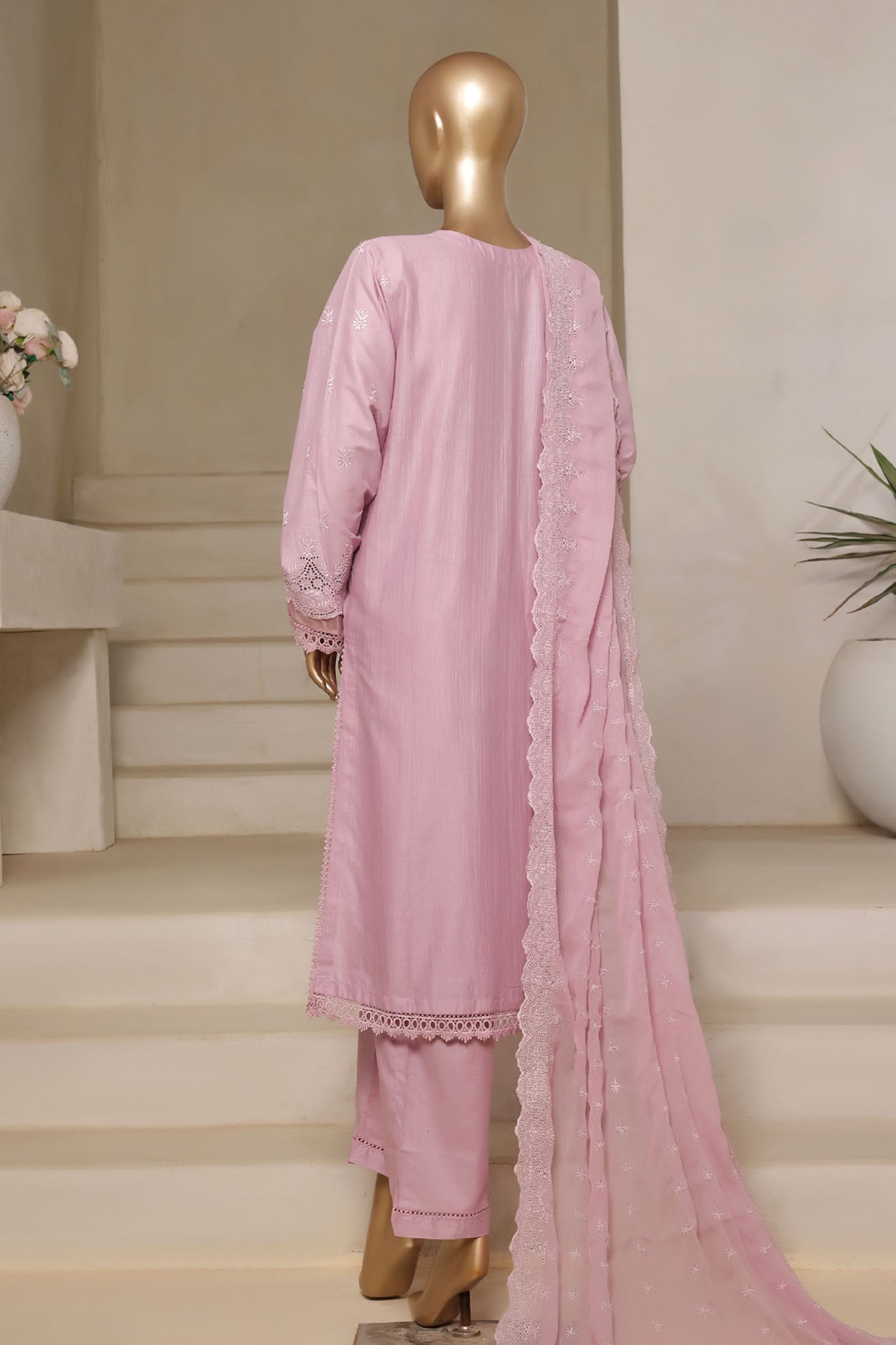 Sada Bahar Stitched 3 Piece Solid Luxury Emb Chikankari Collection'2025-CK2-LILAC