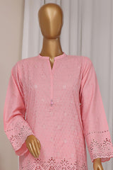 Estelle by Sada Bahar Stitched Co Ords Emb Jacquard Suit-CK-Pink