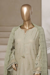 Sada Bahar Stitched 3 Piece Solid Luxury Emb Chikankari Suit-CK2-PISTA