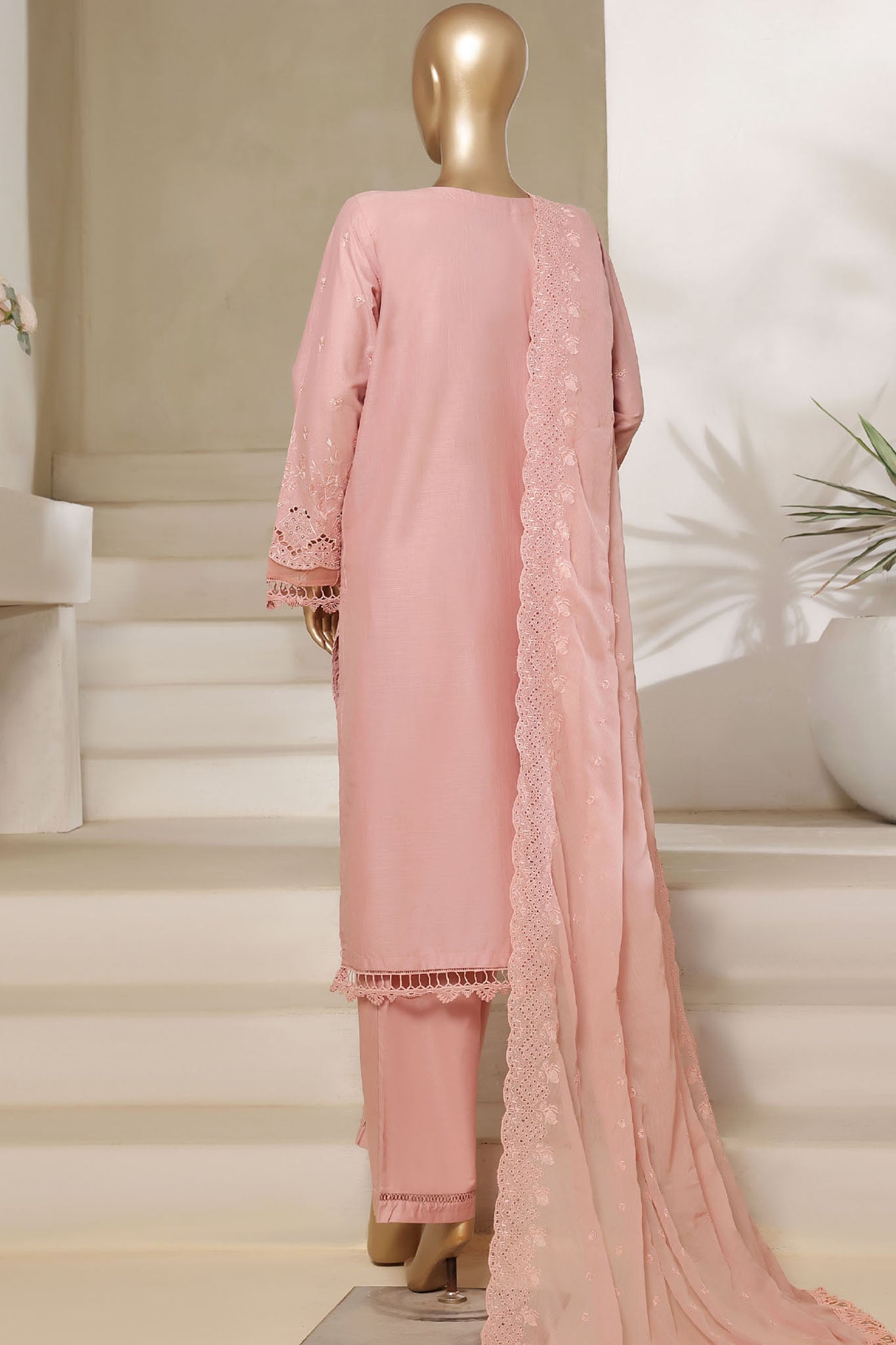 Sada Bahar Stitched 3 Piece Solid Luxury Emb Chikankari Collection'2025-CK2-PLUM