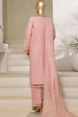 Sada Bahar Stitched 3 Piece Solid Luxury Emb Chikankari Suit-CK2-PLUM