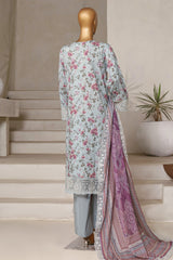 Amyrah By Sada Bahar Stitched 3 Piece Emb Festive Vol-02 Suit-CKD-1039-Grey