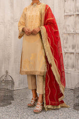Charizma Unstitched 3 Piece Emb Jacquard Lawn Suit-CLJ-04-Royal Glory