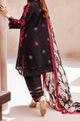 C Prints By Charizma Unstitched 3 Piece Printed Lawn Vol-07 Black Edition Suit-CP4-59