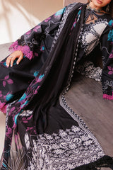 C Prints By Charizma Unstitched 3 Piece Printed Lawn Vol-07 Black Edition Suit-CP4-63