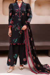 C Prints By Charizma Unstitched 3 Piece Printed Lawn Vol-07 Black Edition Suit-CP4-65