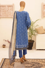 HZ Unstitched 3 Piece Chunri Printed Lawn Suit-CPC-102-B