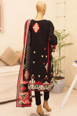 HZ Unstitched 3 Piece Chunri Printed Lawn Suit-CPC-104-B