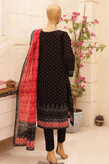 HZ Unstitched 3 Piece Chunri Printed Lawn Suit-CPC-105-B
