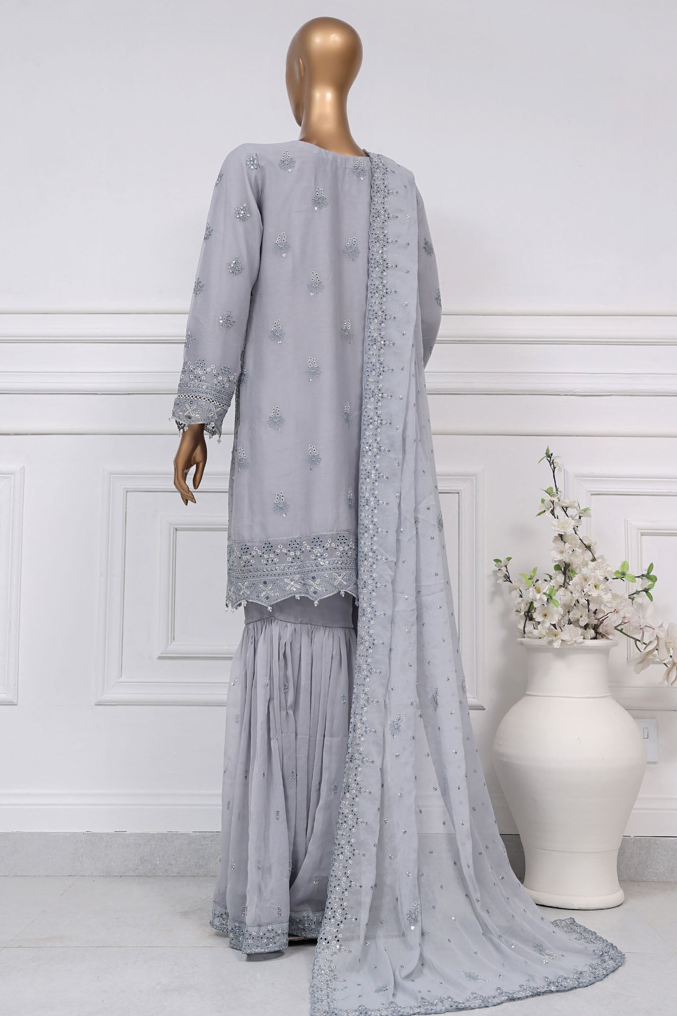 Afsany by Sada Bahar Stitched 3 Piece Luxury Chiffon Vol-12 Collection'2025-CR-26-Sky