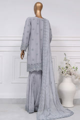 Afsany by Sada Bahar Stitched 3 Piece Luxury Chiffon Vol-12 Collection'2025-CR-26-Sky