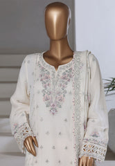 Afsany By Sada Bahar Stitched 3 Piece Luxury Chiffon Vol-15 Suit-CR-30 CREAM