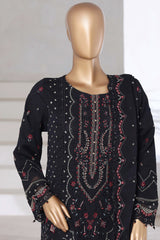 Afsany by Sada Bahar Stitched 3 Piece Luxury Chiffon Vol-14 Collection'2025-CR-31-Black