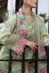 Rang-e-Bahar By Charizma Unstitched 3 Piece Spring Summer Emb Lawn Vol-02 Suit-CRB4-12