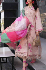 Rang-e-Bahar By Charizma Unstitched 3 Piece Spring Summer Emb Lawn Vol-02 Suit-CRB4-15