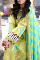Rang-e-Bahar By Charizma Unstitched 3 Piece Spring Summer Emb Lawn Vol-02 Suit-CRB4-16