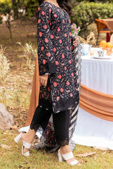 Range By Charizma Unstitched 3 Piece Emb Lawn Vol-01 Suit-CRN4-02