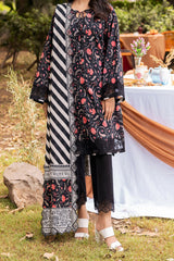 Range By Charizma Unstitched 3 Piece Emb Lawn Vol-01 Suit-CRN4-02