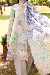 Range By Charizma Unstitched 3 Piece Emb Lawn Vol-01 Suit-CRN4-03