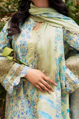 Range By Charizma Unstitched 3 Piece Emb Lawn Vol-01 Suit-CRN4-05