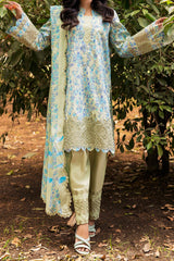 Range By Charizma Unstitched 3 Piece Emb Lawn Vol-01 Suit-CRN4-05