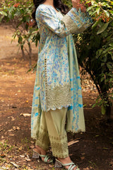 Range By Charizma Unstitched 3 Piece Emb Lawn Vol-01 Suit-CRN4-05