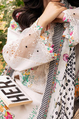 Range By Charizma Unstitched 3 Piece Emb Lawn Vol-01 Suit-CRN4-06