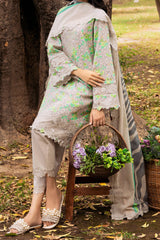 Range By Charizma Unstitched 3 Piece Emb Lawn Vol-01 Suit-CRN4-08