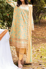 Range By Charizma Unstitched 3 Piece Emb Lawn Vol-01 Suit-CRN4-09