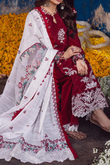 Sahakari By Sahane Unstitched 3 Piece Luxury Lawn Suit-CT-10001-Gulaab