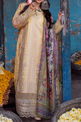 Sahakari By Sahane Unstitched 3 Piece Luxury Lawn Suit-CT-10003-Zeenat