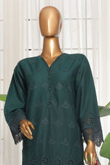 Sada Bahar Stitched 3 Piece Chikankari Lawn Suit-CK-02-Green