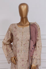 Raya By Sada Bahar Stitched 3 Piece Festive Emb Lawn Vol-02 Suit-CW-83-Skin