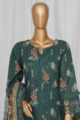 Sada Bahar Stitched 3 Piece Emb Khaddar Vol-03 Suit-CW-ED-06-Green