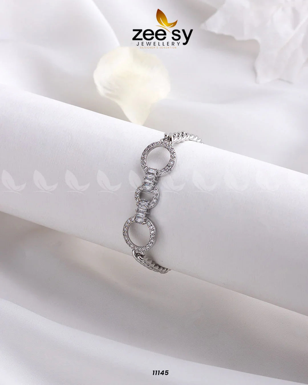Cascaade Bracelet Silver - Zeesy Jewellery