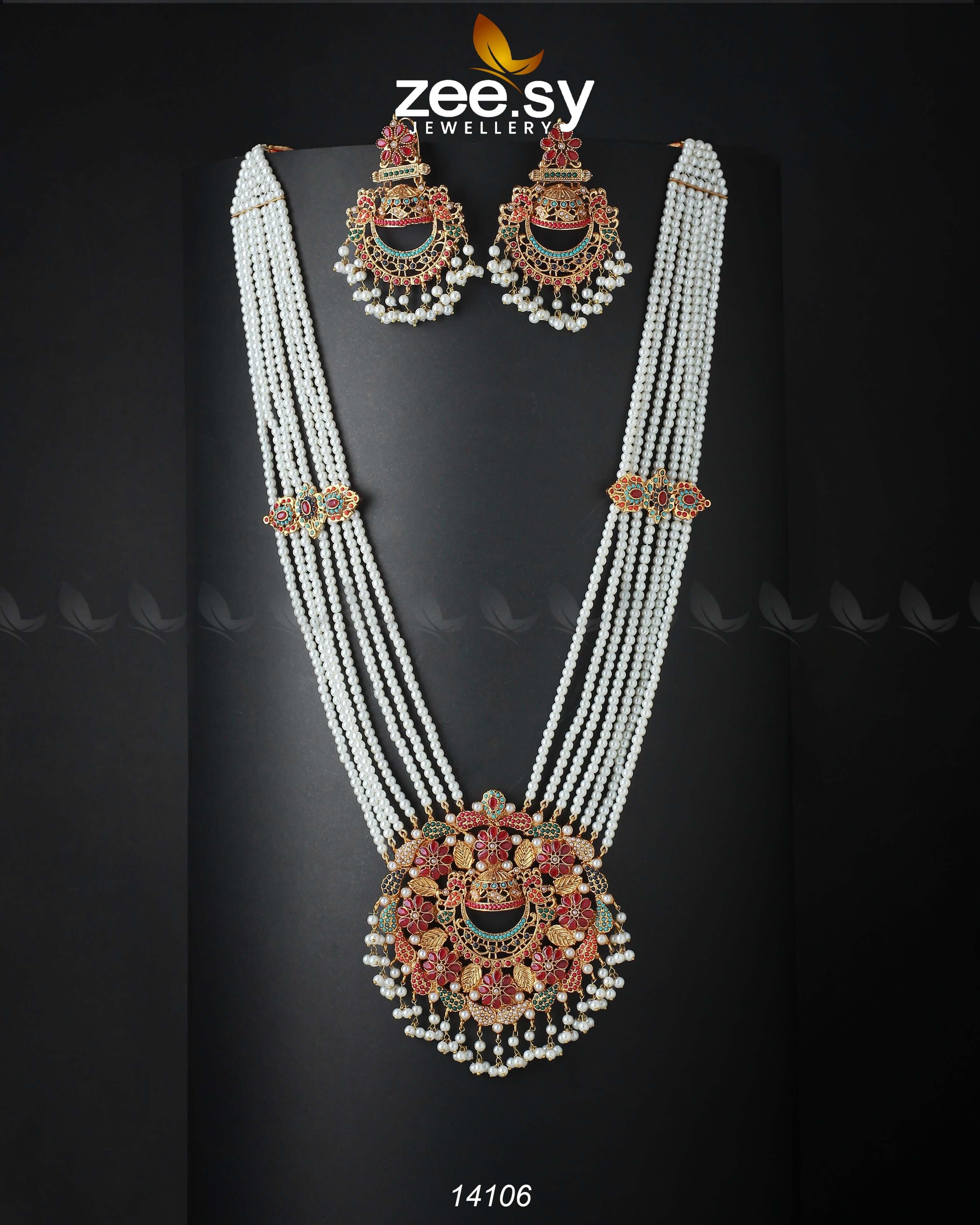 Cascading Malla Necklace - Zeesy Jewellery