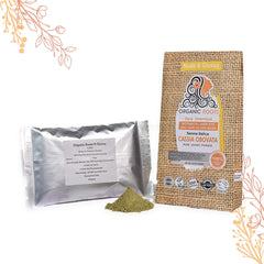 Organic Roots Cassia Obovata Leaf Powder | 100G | Hair Gloss Mask