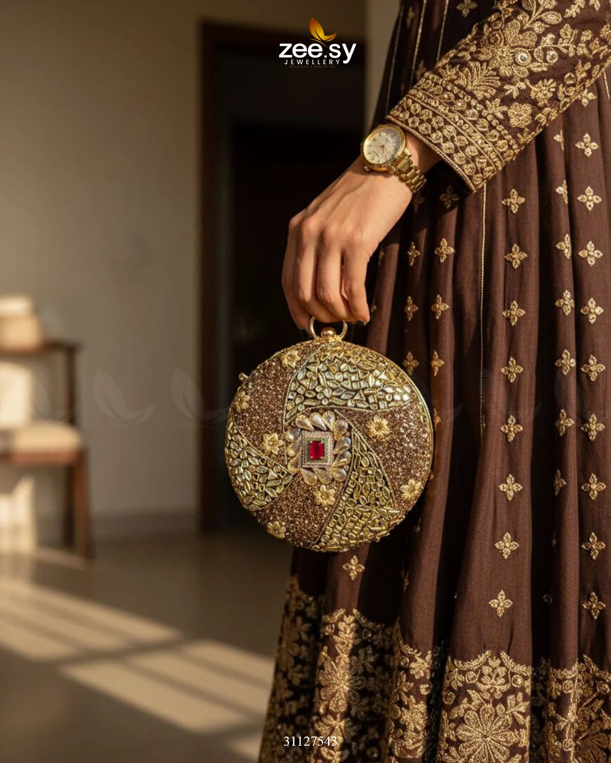 Celestial Mosaic Ball Bag - Zeesy Jewellery