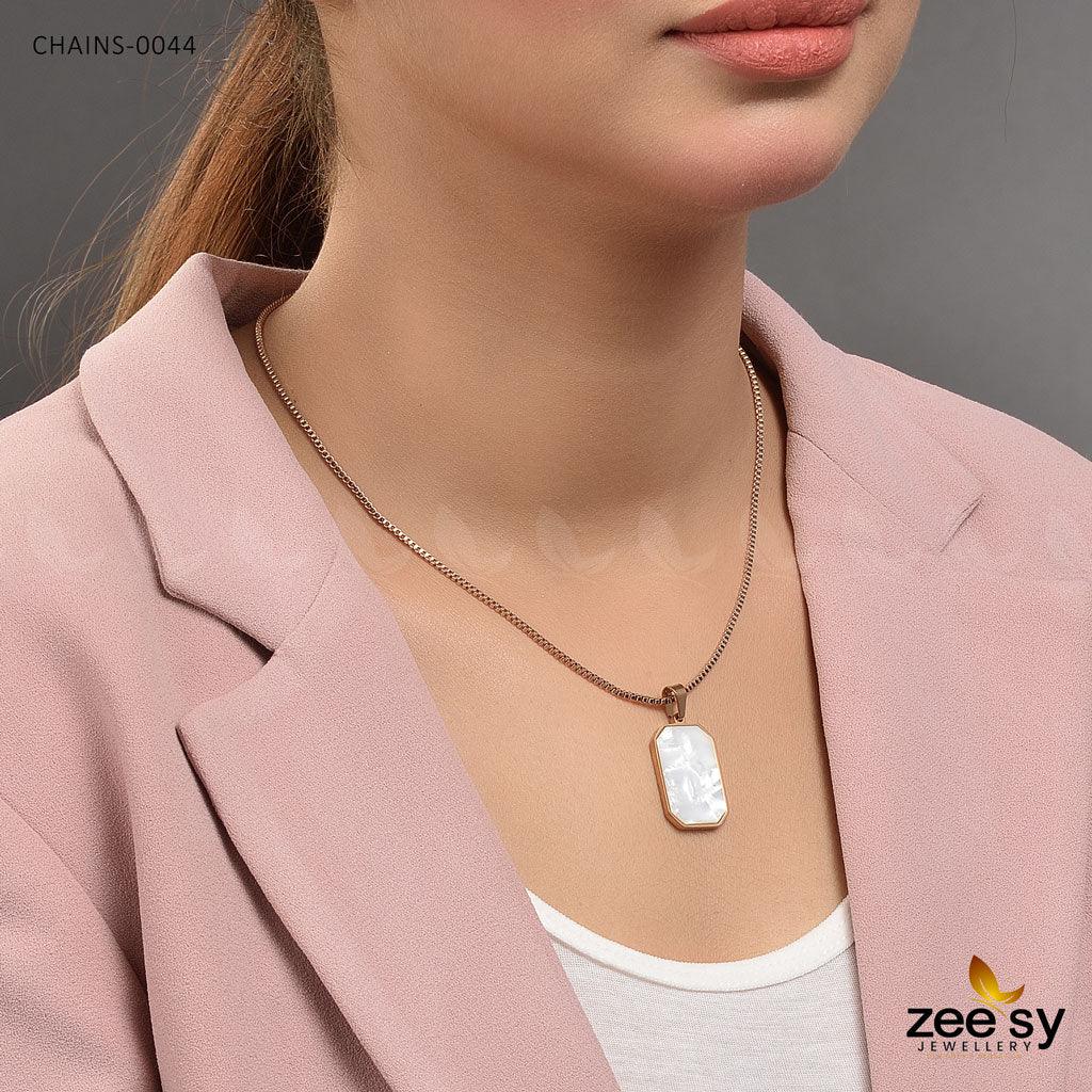 Chains-0044 Golden White - Zeesy Jewellery