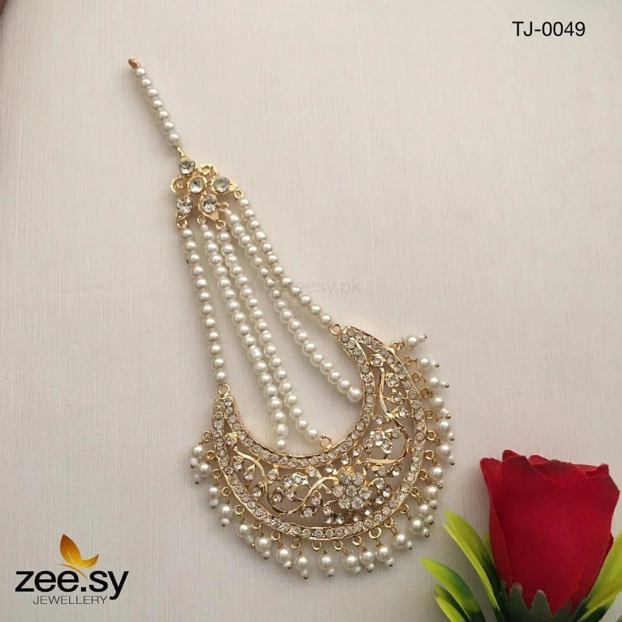CHAND JHUMAR-0049 Pearl - Zeesy Jewellery