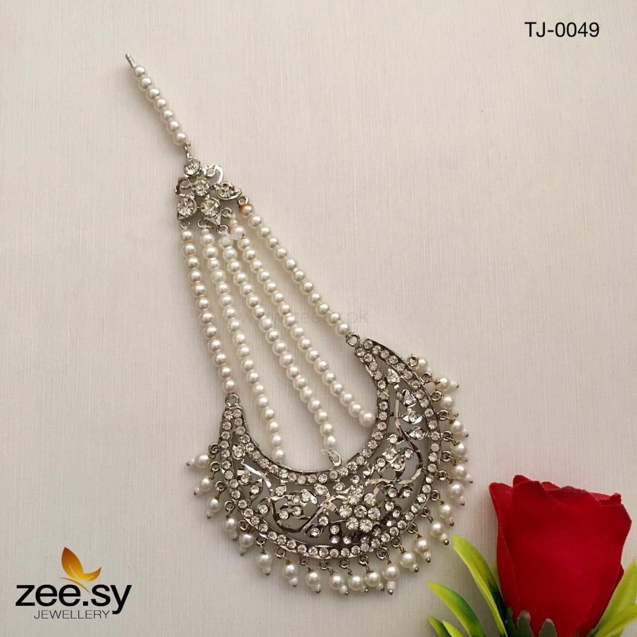 CHAND JHUMAR-0049 Silver - Zeesy Jewellery