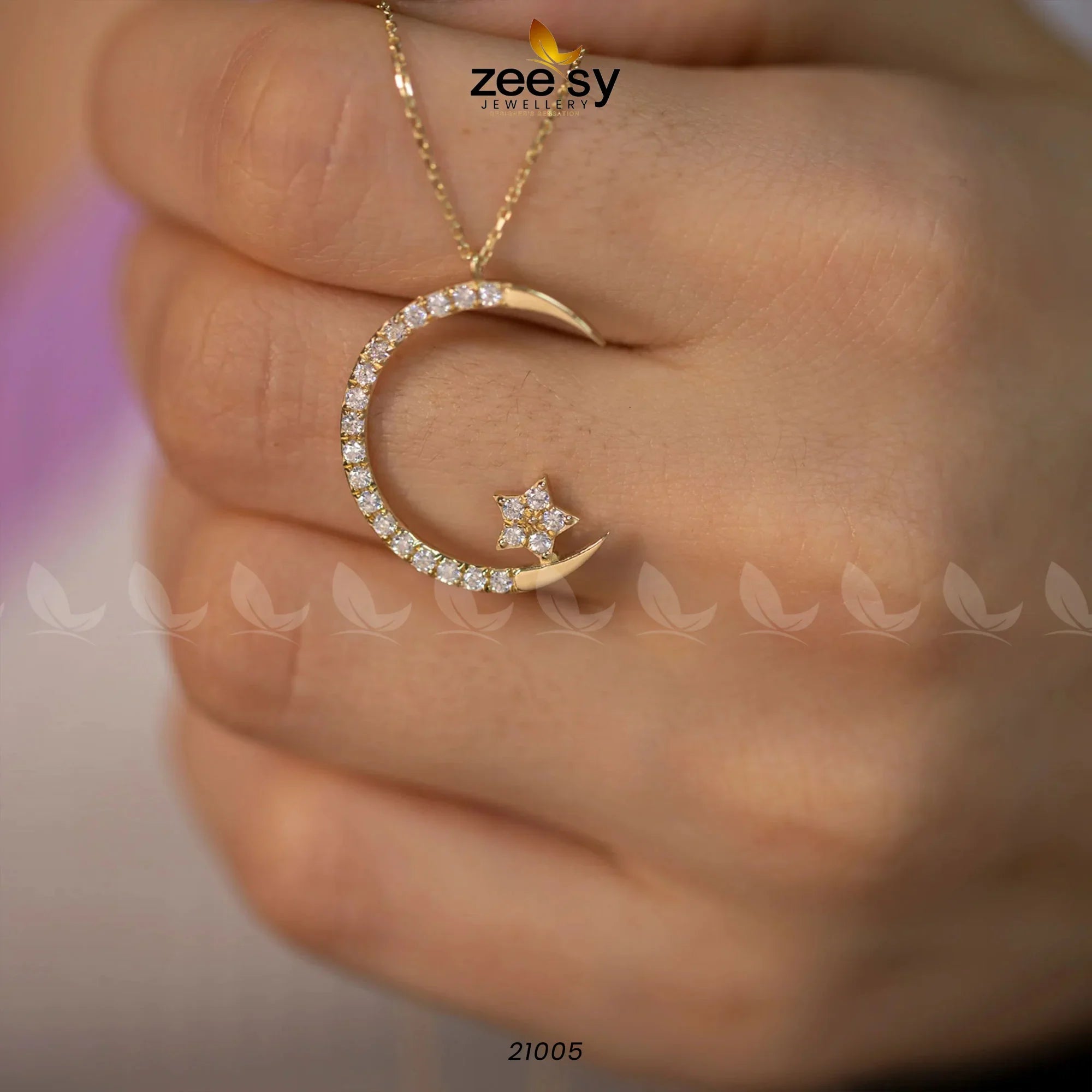 Chandi Moon Pendant - Zeesy Jewellery