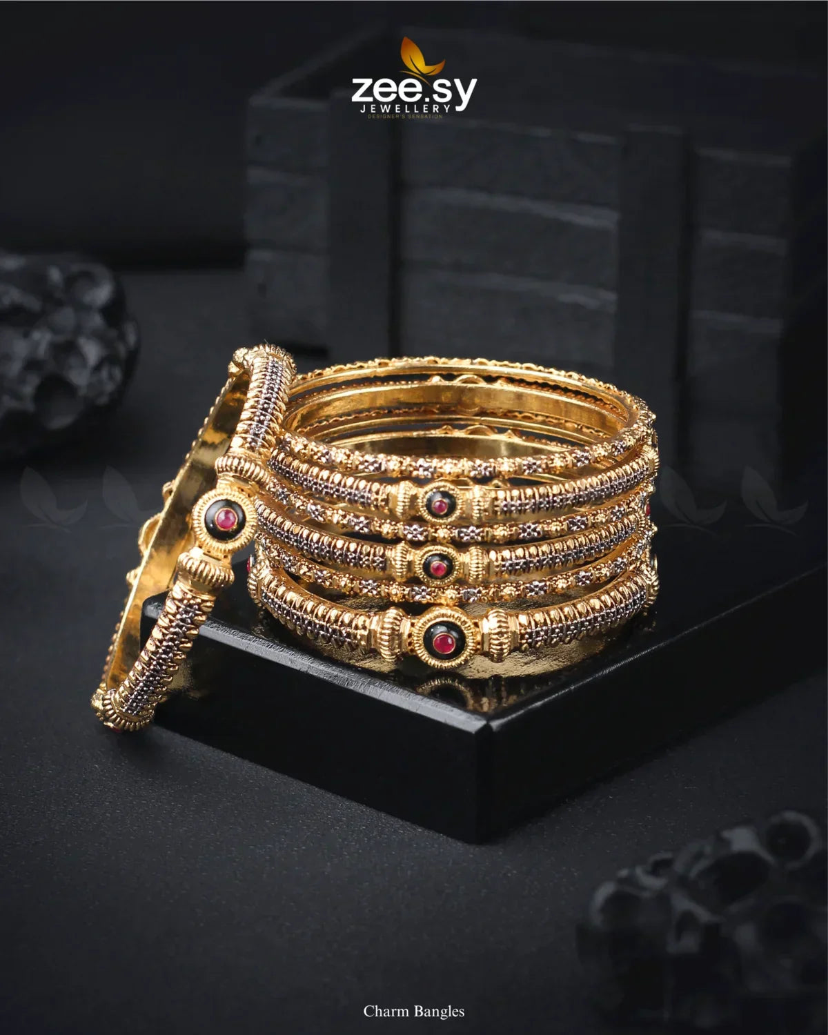 Charm Bangles - Zeesy Jewellery