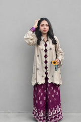 Urban Cut Stitched 2 Piece Printed Swiss Lawn Co-Ord Set-C0287